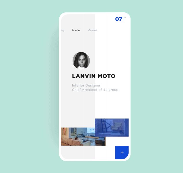 ui minimalism, mobile application